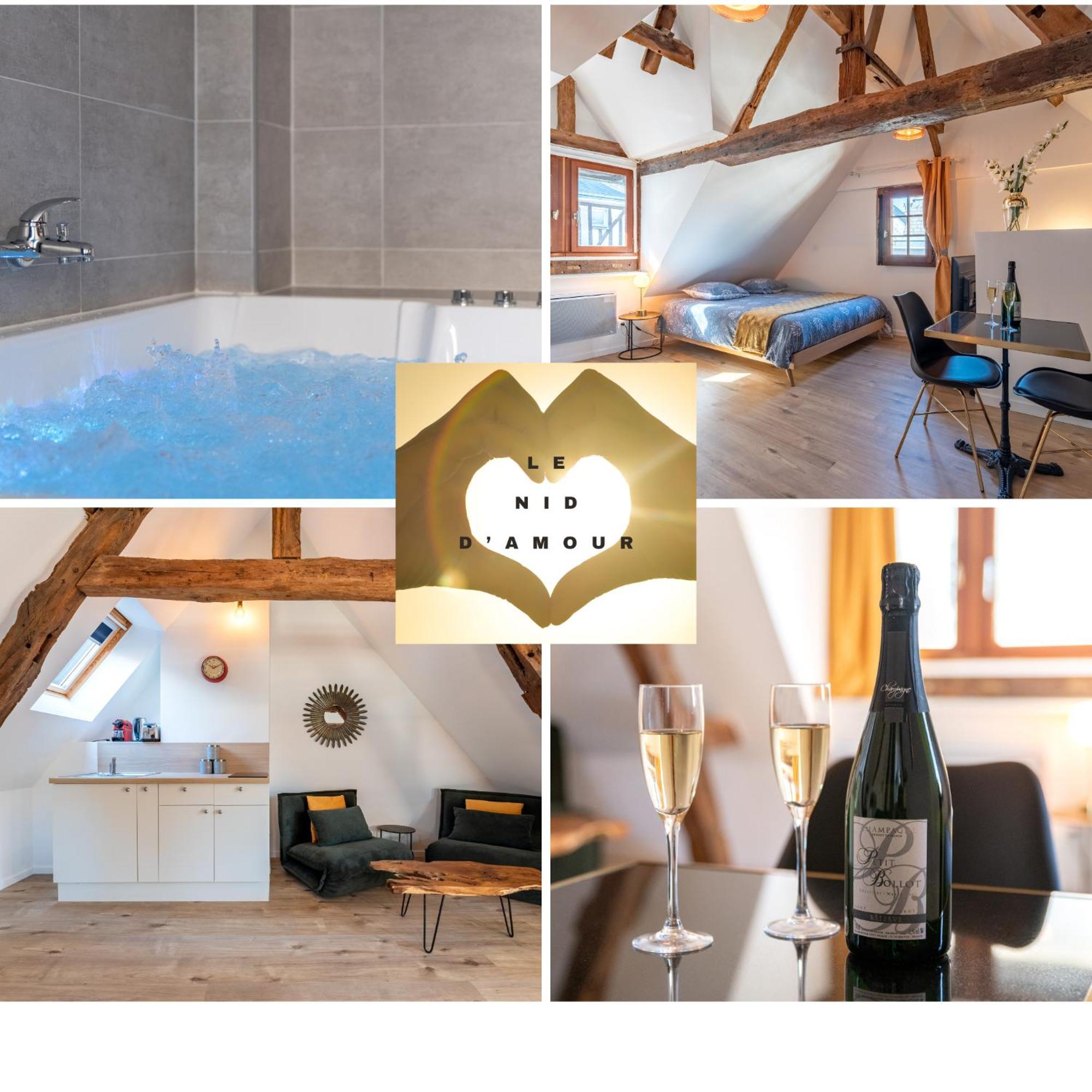 Centre-Ville Le Nid D'Amour Jacuzzi Appartement Ruan Exterior foto